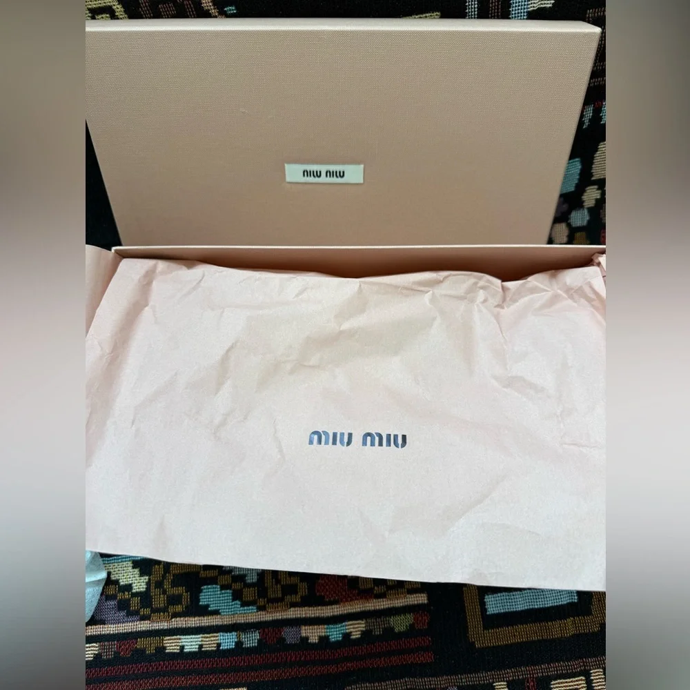 Miu Miu Empty Shoe box (For Sandals Size 38)